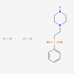 1-(2-Benzenesulfonyl-ethyl)piperazine 2hcl