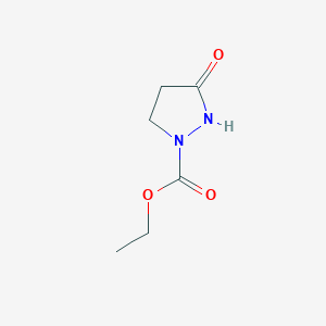 Ethyl 3-oxopyrazolidine-1-carboxylate