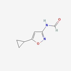 N-(5-Cyclopropylisoxazol-3-yl)formamide