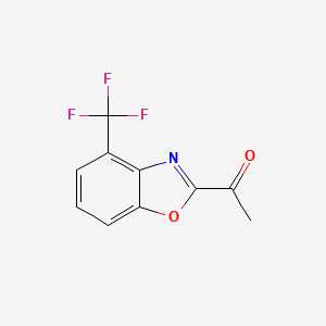 1-(4-(Trifluoromethyl)benzo[d]oxazol-2-yl)ethanone