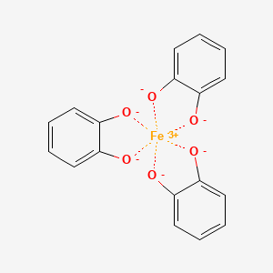 molecular formula C18H12FeO6-3 B12870544 Ferric tris(catecholate) 