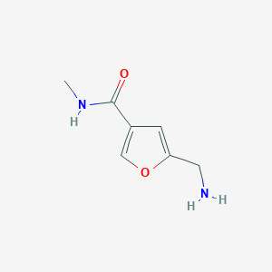 5-(aminomethyl)-N-methylfuran-3-carboxamide