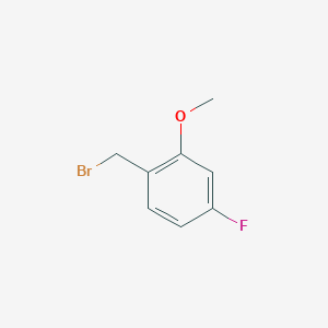 molecular formula C8H8BrFO B1287055 1-(Bromomethyl)-4-fluoro-2-methoxybenzene CAS No. 886498-51-7