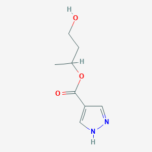 4-Hydroxybutan-2-yl 1H-pyrazole-4-carboxylate