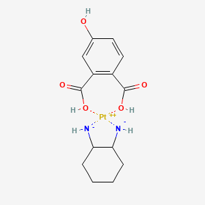 Platinum(II), (cyclohexane-1,2-diammine)(4-hydroxyphthalato)