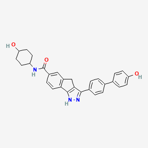 3-(4'-Hydroxybiphenyl-4-Yl)-N-(4-Hydroxycyclohexyl)-1,4-Dihydroindeno[1,2-C]pyrazole-6-Carboxamide