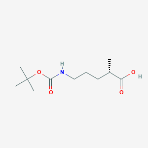 (S)-5-((tert-Butoxycarbonyl)amino)-2-methylpentanoic acid