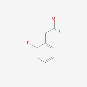 molecular formula C8H7FO B1287073 2-(2-Fluorophenyl)Acetaldehyde CAS No. 75321-85-6