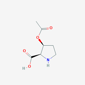 (2R,3S)-3-Acetoxypyrrolidine-2-carboxylic acid