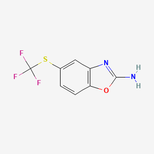 5-((Trifluoromethyl)thio)benzo[d]oxazol-2-amine