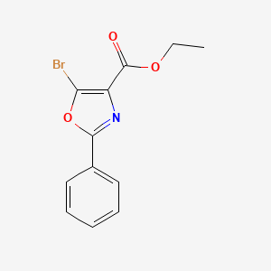 Ethyl 5-bromo-2-phenyloxazole-4-carboxylate