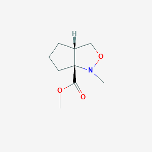 (3AS,6aR)-methyl 1-methylhexahydro-1H-cyclopenta[c]isoxazole-6a-carboxylate