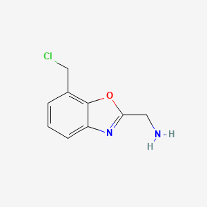 2-(Aminomethyl)-7-(chloromethyl)benzo[d]oxazole