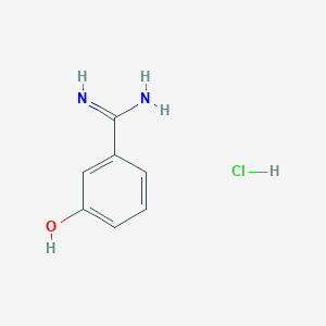 molecular formula C7H9ClN2O B1287088 3-Hydroxybenzamidine hydrochloride CAS No. 63502-89-6