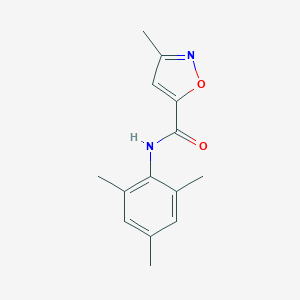 B128709 5-Isoxazolecarboxamide, 3-methyl-N-(2,4,6-trimethylphenyl)- CAS No. 145441-11-8