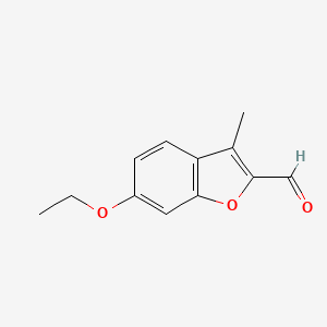 6-Ethoxy-3-methylbenzofuran-2-carbaldehyde