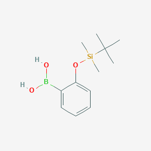 molecular formula C12H21BO3Si B1287096 (2-((叔丁基二甲基甲硅烷基)氧基)苯基)硼酸 CAS No. 929277-63-4