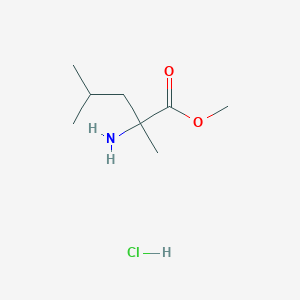 Methyl 2-amino-2,4-dimethylpentanoate hydrochloride