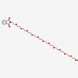 molecular formula C32H53NO14 B12870976 2-(35-Hydroxy-3,6,9,12,15,18,21,24,27,30,33-undecaoxapentatriacontyl)isoindoline-1,3-dione 