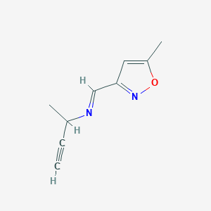 N-((5-Methylisoxazol-3-yl)methylene)but-3-yn-2-amine