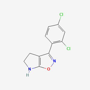 3-(2,4-Dichlorophenyl)-5,6-dihydro-4H-pyrrolo[3,2-d]isoxazole