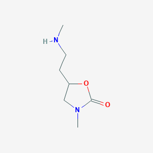 3-Methyl-5-(2-(methylamino)ethyl)oxazolidin-2-one