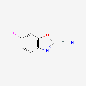 6-Iodobenzo[d]oxazole-2-carbonitrile