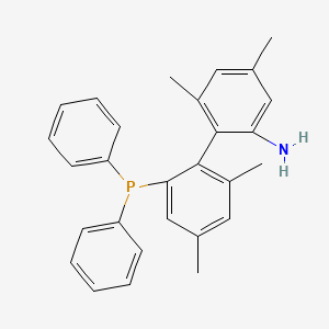 (S)-2'-(Diphenylphosphino)-4,4',6,6'-tetramethyl-[1,1'-biphenyl]-2-amine