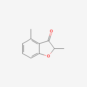 3(2H)-Benzofuranone, 2,4-dimethyl-