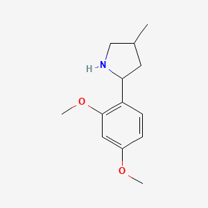 2-(2,4-Dimethoxyphenyl)-4-methylpyrrolidine