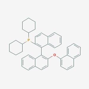 (1R)-Dicyclohexyl(2'-(naphthalen-1-yloxy)-[1,1'-binaphthalen]-2-yl)phosphine