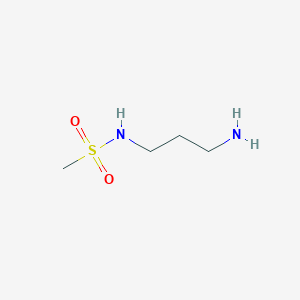 molecular formula C4H12N2O2S B1287113 N-(3-氨基丙基)甲磺酰胺 CAS No. 88334-76-3