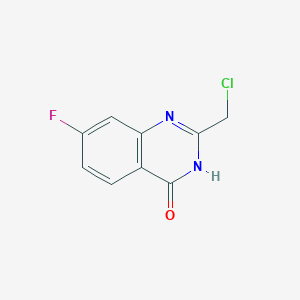 2-(Chloromethyl)-7-fluoroquinazolin-4(3H)-one