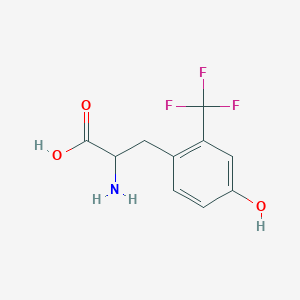 2-Amino-3-(4-hydroxy-2-(trifluoromethyl)phenyl)propanoic acid