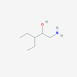 molecular formula C7H17NO B1287120 1-Amino-3-ethylpentan-2-ol CAS No. 72799-69-0