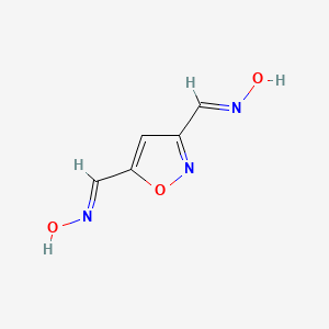 5-((Hydroxyimino)methyl)isoxazole-3-carbaldehyde oxime