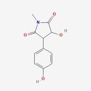 3-Hydroxy-4-(4-hydroxyphenyl)-1-methylpyrrolidine-2,5-dione