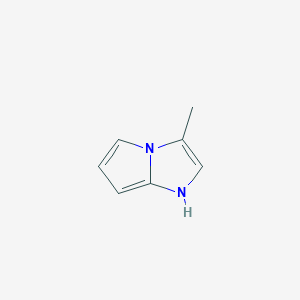 molecular formula C7H8N2 B12871260 3-Methyl-1H-pyrrolo[1,2-a]imidazole 