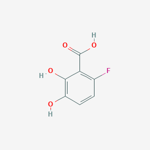 molecular formula C7H5FO4 B1287129 6-Fluoro-2,3-dihydroxybenzoic acid CAS No. 492444-05-0