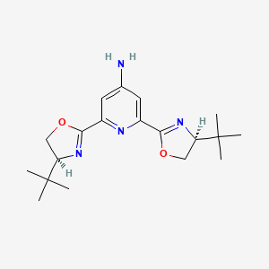 2,6-Bis((S)-4-(tert-butyl)-4,5-dihydrooxazol-2-yl)pyridin-4-amine