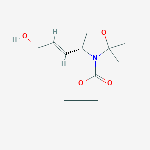 (R)-tert-Butyl 4-(3-hydroxyprop-1-en-1-yl)-2,2-dimethyloxazolidine-3-carboxylate