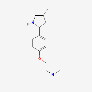 N,N-Dimethyl-2-(4-(4-methylpyrrolidin-2-yl)phenoxy)ethanamine