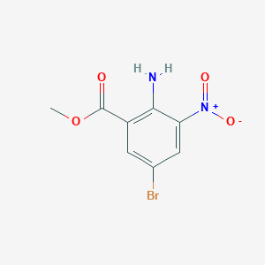 molecular formula C8H7BrN2O4 B1287134 Methyl 2-amino-5-bromo-3-nitrobenzoate CAS No. 636581-61-8