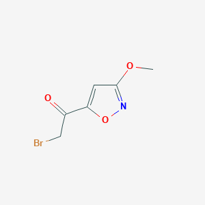 2-Bromo-1-(3-methoxyisoxazol-5-yl)ethanone