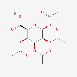 (2S,3S,4S,5S,6R)-3,4,5,6-Tetraacetoxytetrahydro-2H-pyran-2-carboxylic acid