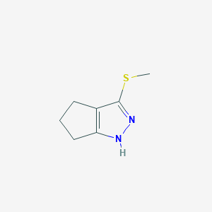 3-(Methylthio)-2,4,5,6-tetrahydrocyclopenta[c]pyrazole