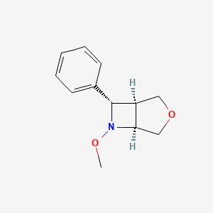 rel-(1R,5S,7S)-6-Methoxy-7-phenyl-3-oxa-6-azabicyclo[3.2.0]heptane