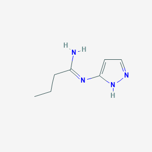 N-(1H-Pyrazol-3-yl)butyrimidamide