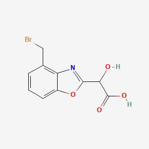 2-(4-(Bromomethyl)benzo[d]oxazol-2-yl)-2-hydroxyacetic acid