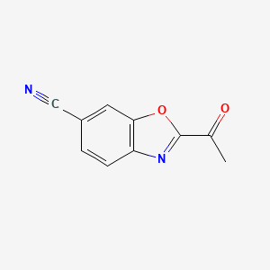 2-Acetylbenzo[d]oxazole-6-carbonitrile